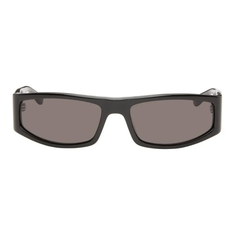 COURREGES Acetate Rectangular Sunglasses Unisex Black-0