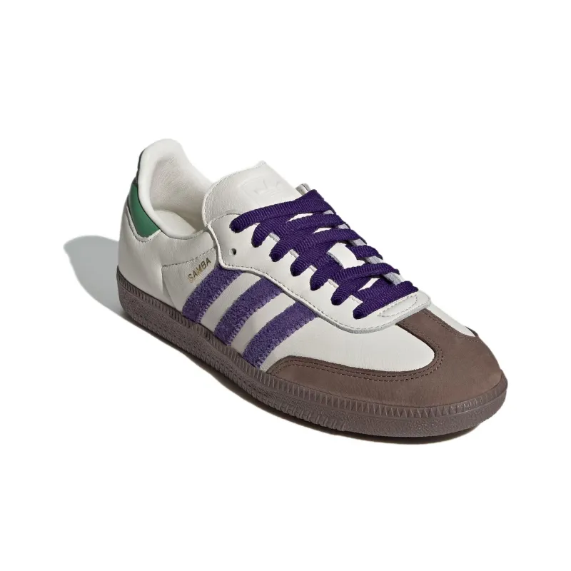 Adidas Samba OG Off White Core Purple Green Brown Women's-3