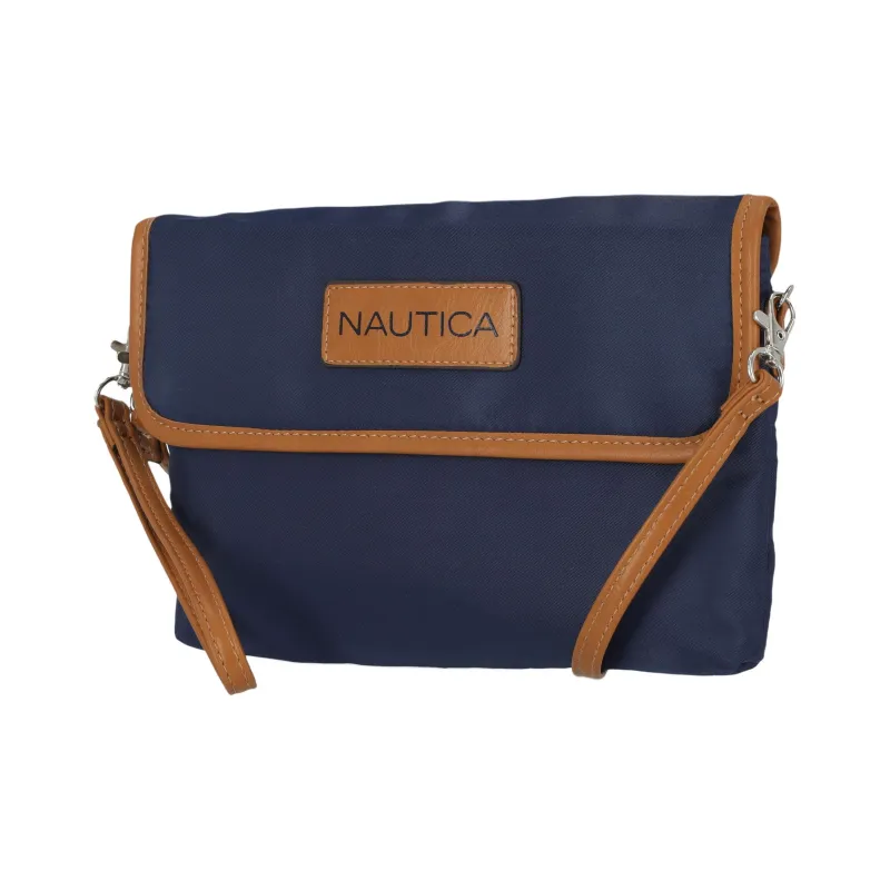 NAUTICA Polyvinyl Chloride Clutches Shoulder Bag Crossbody Bag Mini Women's Aqua Island-1