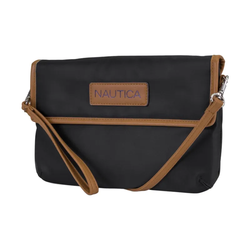 NAUTICA Nylon Clutches Shoulder Bag Crossbody Bag Mini Women's Black-1