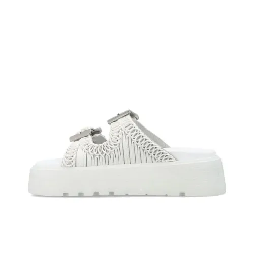Casadei Double Strap Slip On Sandals Women's