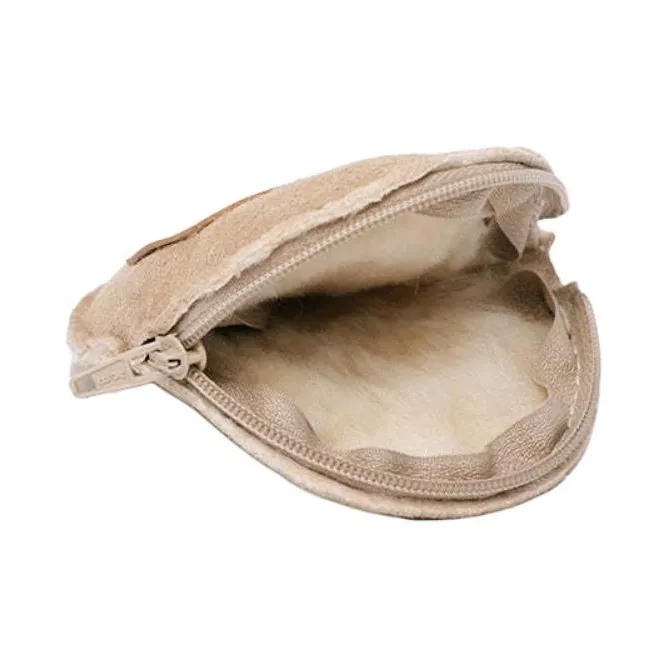 UGG Shearling Wallet Unisex Sand-5