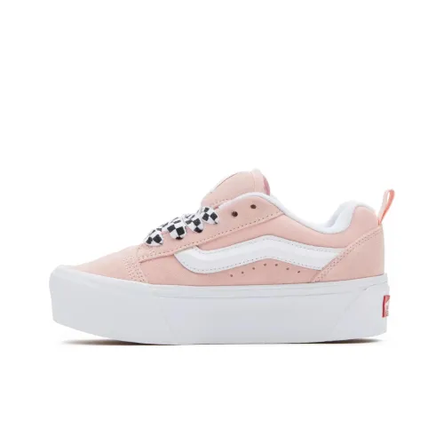 Vans Knu Stack Skateboard Shoes Women's Low-Top Pink/White