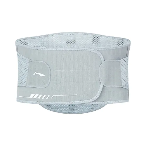 LiNing Back Support Braces Breathable Protective Compression Gray Black Pink Women's