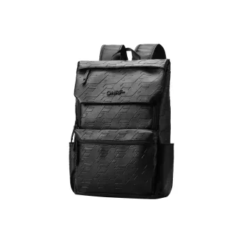 ONRF PVC Backpack Laptop Bag Regular Unisex Black