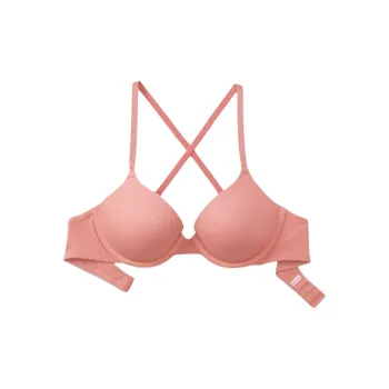 Victoria's Secret PINK 2804 Thin Pad Natural Style WEAR EVERYWHERE T-SHIRT BRA Collection Bra Women's Rose Pink