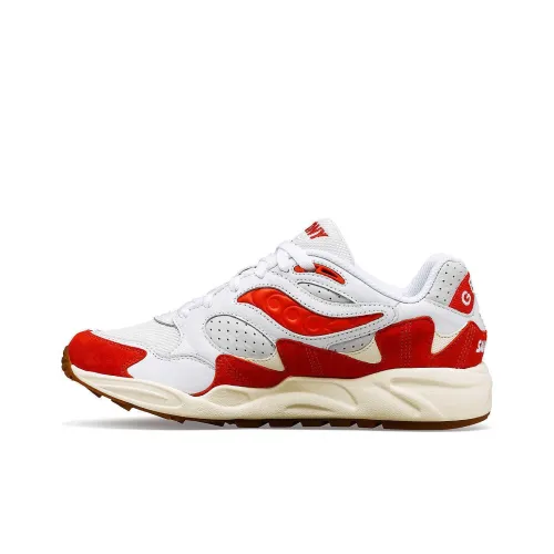 Saucony Grid Shadow 2 Ivy Prep White Red