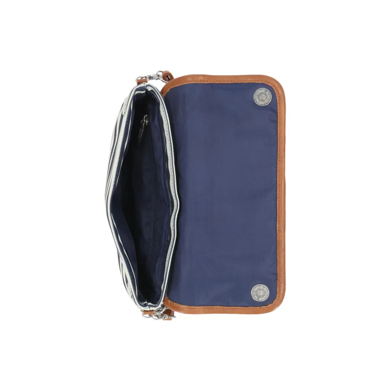 NAUTICA Nylon Clutches Shoulder Bag Crossbody Bag Mini Women's Work Shirt Blue-5