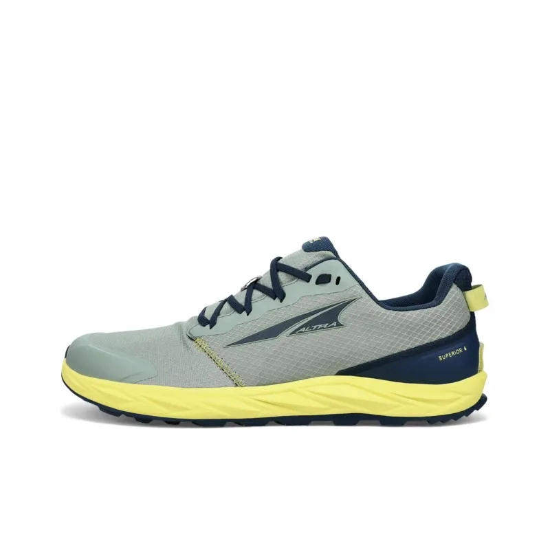 Altra Superior 6 Cushioning Anti-Slip And Wear-Resistant Low-Top Running Shoes Men's Gray Yellow Black-0