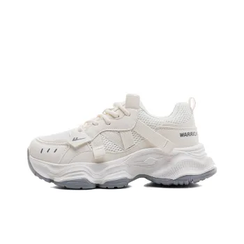 Warrior Cushioning Height Increasing Wear Resistant Slip Resistant Low Top Chunky Sneakers Women's