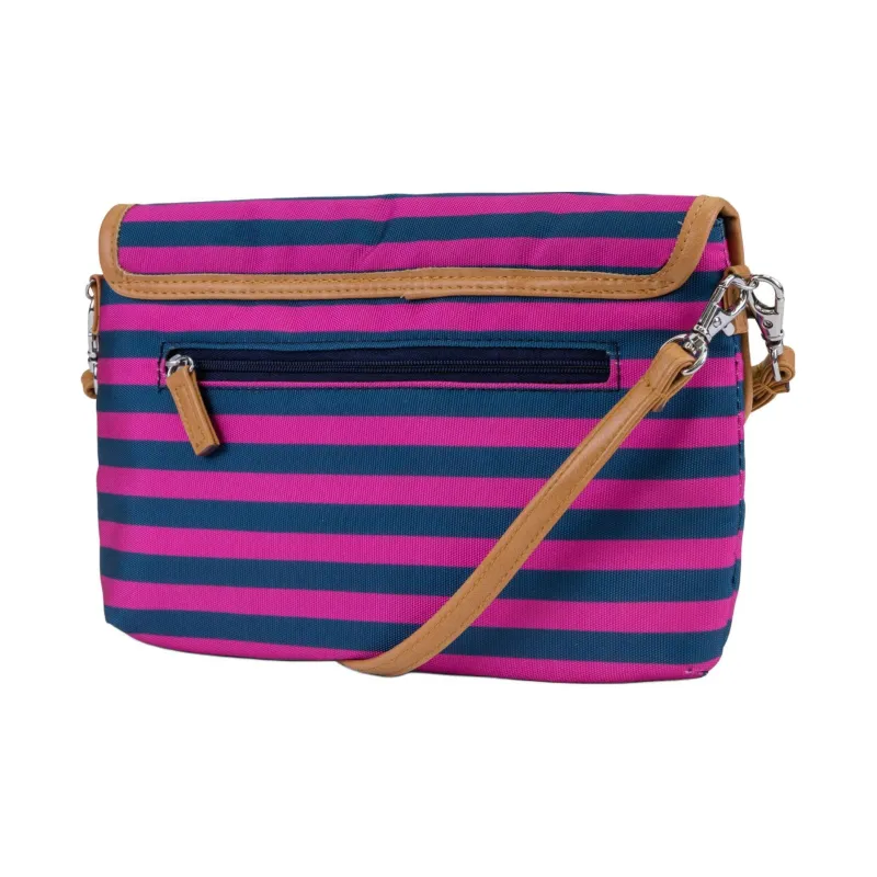 NAUTICA Nylon Clutches Shoulder Bag Crossbody Bag Women's Peacock Fish Grape Color-1