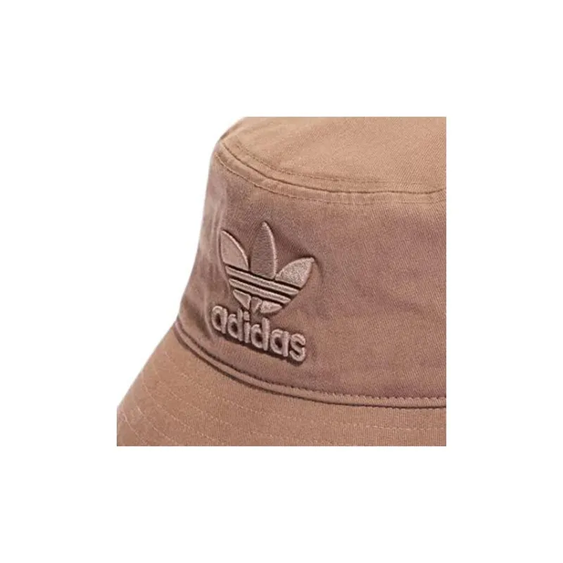 Adidas Originals Cotton Bucket Hats Unisex Brown-2