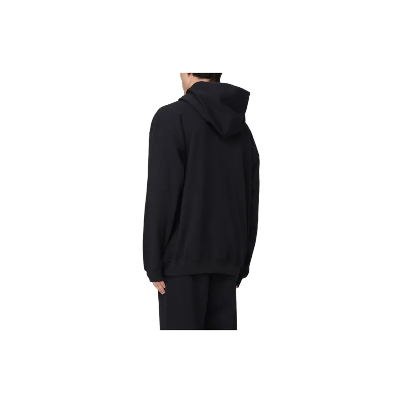 MSGM Logo Printed Drawstring Hoodie-1