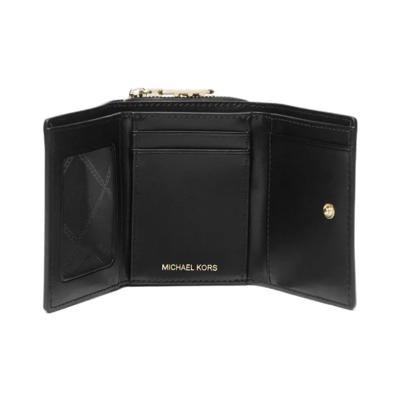 MICHAEL KORS Leather Wallet Small Size Unisex Black-2