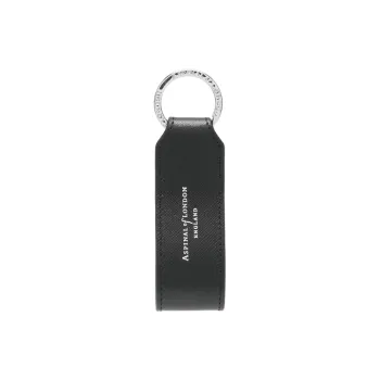 Aspinal Of London Leather Loop Keyring