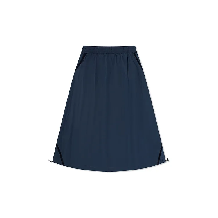Kappa Casual Long Skirts Women's Dark Blue Gray 0123-1