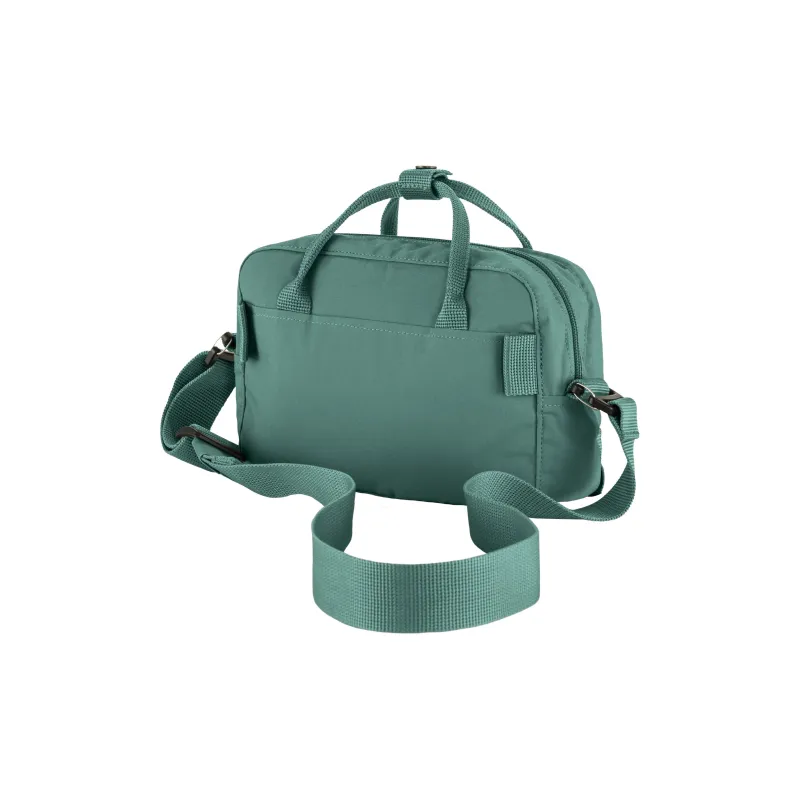 Fjallraven Kanken Vinylon One Shoulder Crossbody Portable Fanny Pack Large Size Men's Frost Green-2