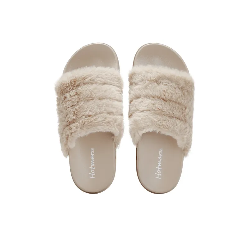 HOTMARZZ Slide Slippers Women's Coffee-3