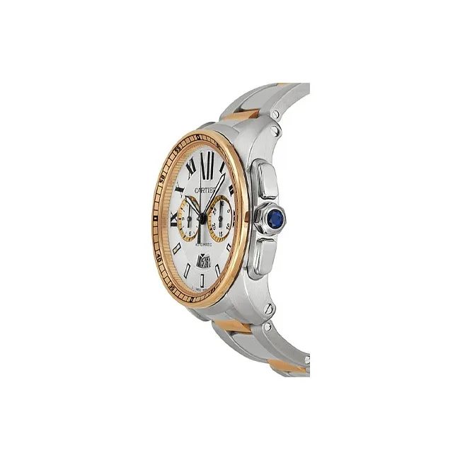 CARTIER CALIBRE Collection Automatic Mechanical Movement Men's Watches Watch 42mm White Dial-3