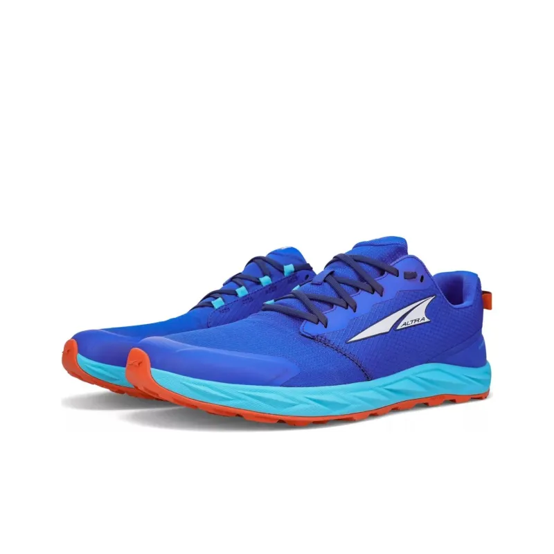 Altra Superior 6 Cushioning Anti-Slip And Wear-Resistant Low-Top Running Shoes Men's Blue Orange-2