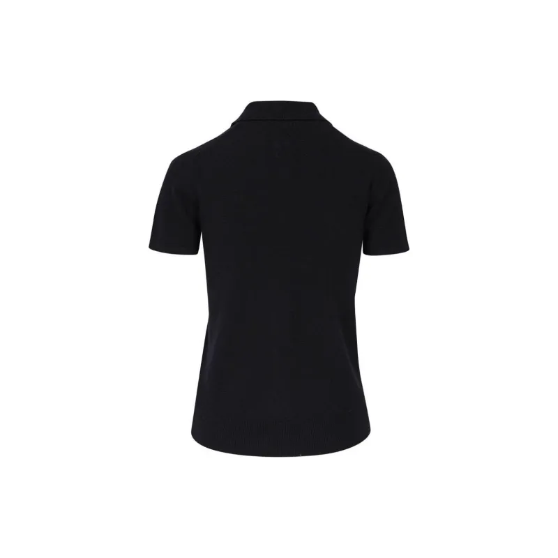 NILI LOTAN Milos Cashmere Polo Shirt-1