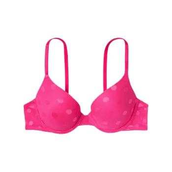 VICTORIA'S SECRET Bra Women's Candy Pink Polka Dot