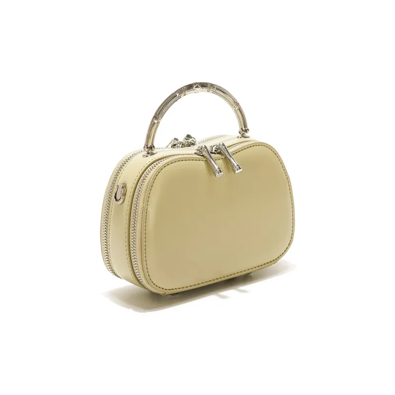 GXFMOD Cow Leather One Shoulder Handbag Small Size Women's Multicolor-3