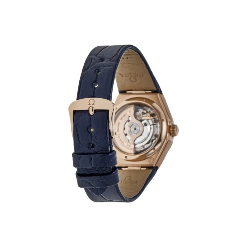 OMEGA Constellation Collection Automatic Mechanical Movement Women's Watch Watch 29mm Blue Dial-3