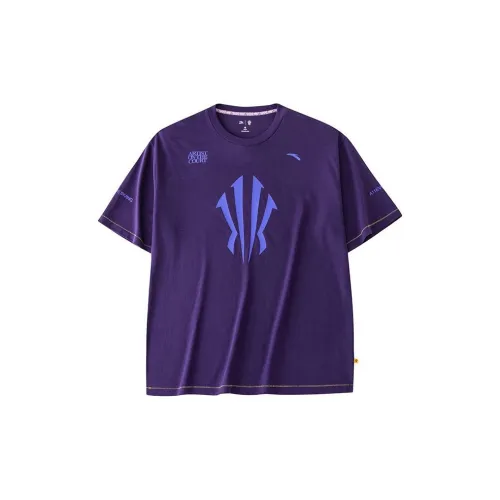 ANTA T-Shirts Unisex Dark Purple