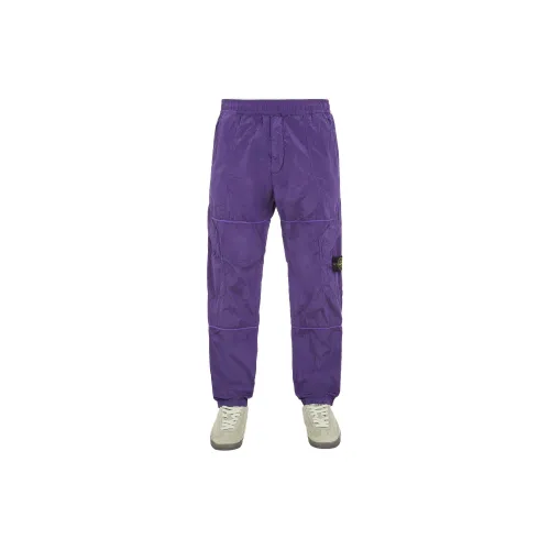 STONE ISLAND Tear-resistant Metal Nylon Series Casual Pants Men Purple