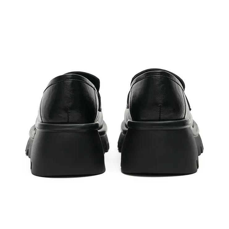 MASOOMAKE Chunky Heel Loafers 6cm Women's-3