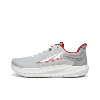 Altra Torin 7 Cushioning Anti-Slip And Wear-Resistant Low-Top Running Shoes Men's Gray White Red