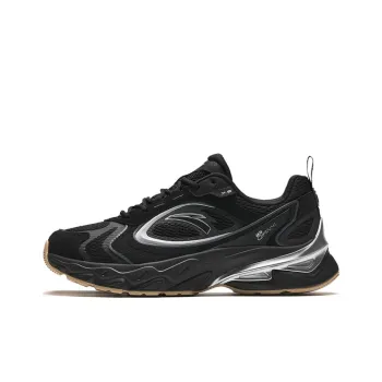 Anta Millennial Slip-Resistant Low-Top Casual Shoes Men's Black Silver