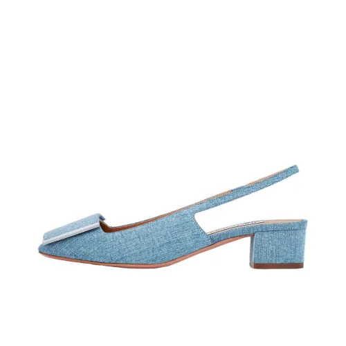 AQUAZZURA Shibuya 35mm Denim Pumps