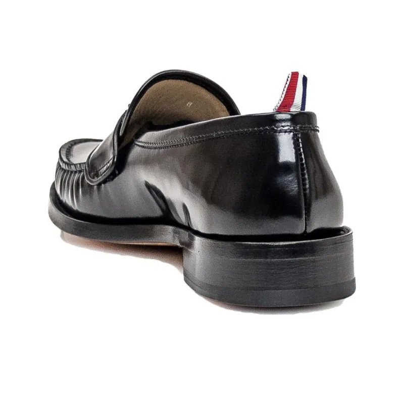 THOM BROWNE Ruched Detail Slip On Loafers Women's-4
