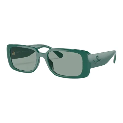 COACH Irregular Shape Sunglasses Women's Green