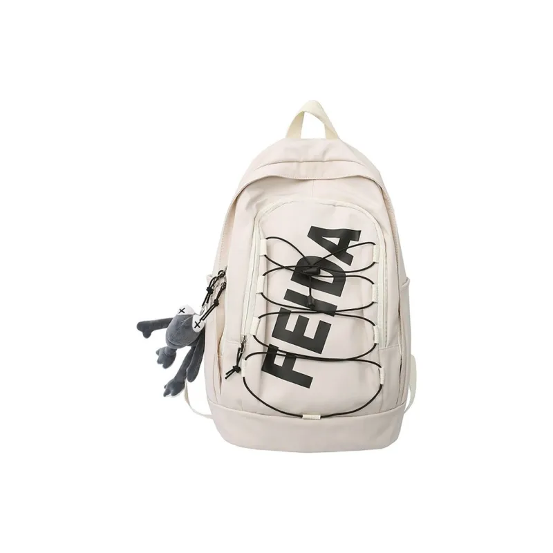 Meow In The Grass Nylon Backpack Regular Unisex Black/White/Blue/Pink/Green-5