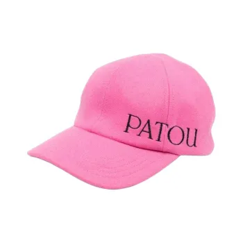 Patou Embroidered logo Wool cashmere Cap