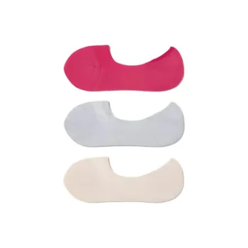 UNIQLO No-Show Socks Women's 3 Pack Peach Pink