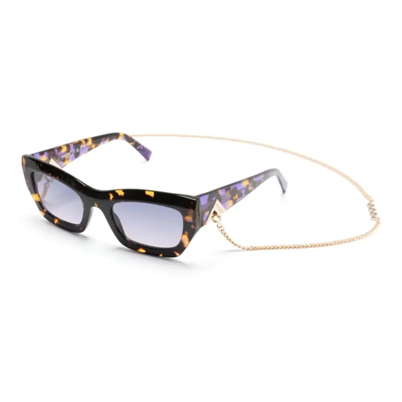 MISSONI Tortoiseshell Rectangle frame Sunglasses-0