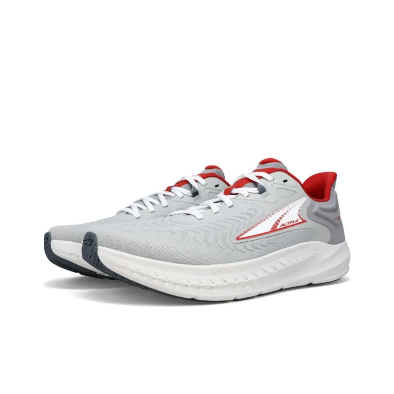 Altra Torin 7 Cushioning Anti Slip And Wear Resistant Low Top Running Shoes Men's Gray White Red-2