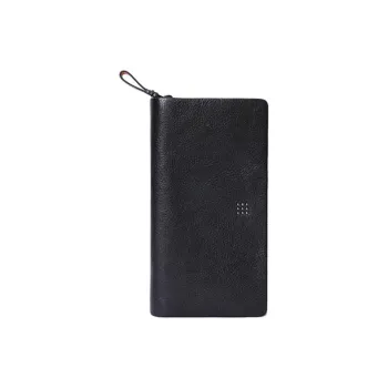 Thereble Cow Leather Card Holder, Clutch Wallet, Wallet Regular Men's Black