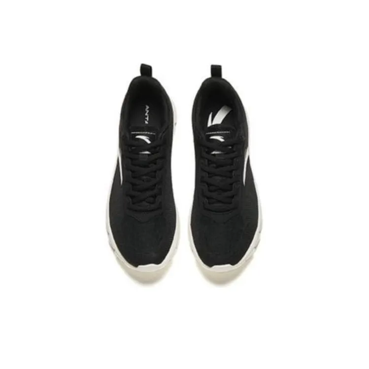 Anta Abrasion Resistant Low Top Mesh Women's Black White-3