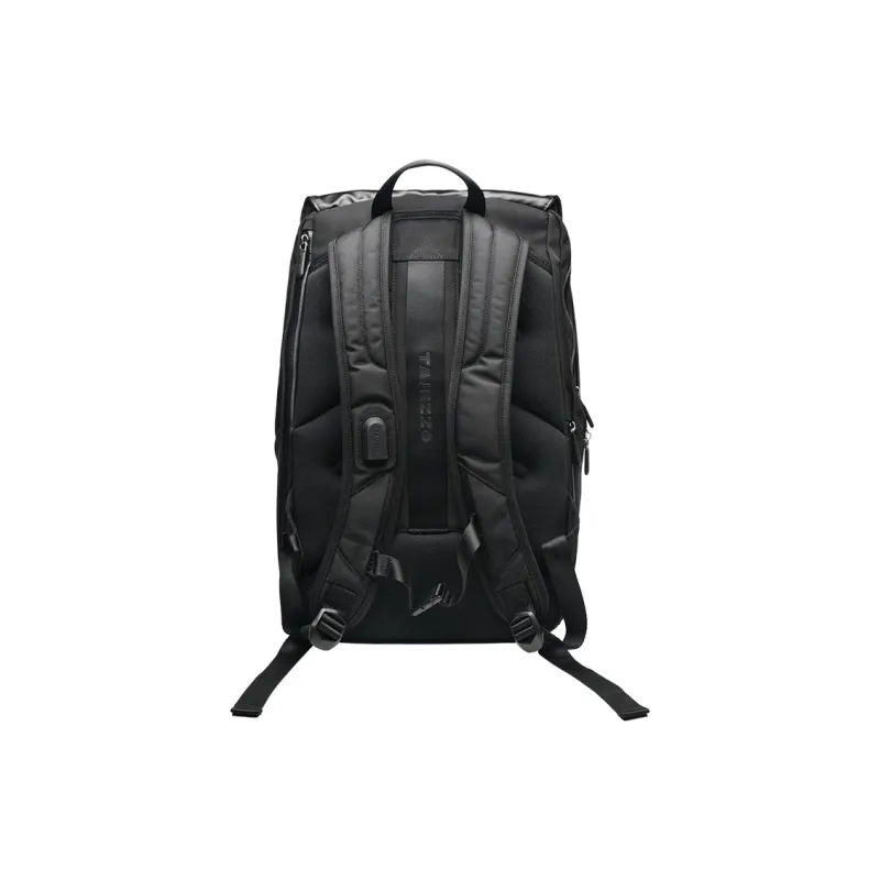 TAJEZZO PVC Combo Bag Backpack Regular Unisex Black-1