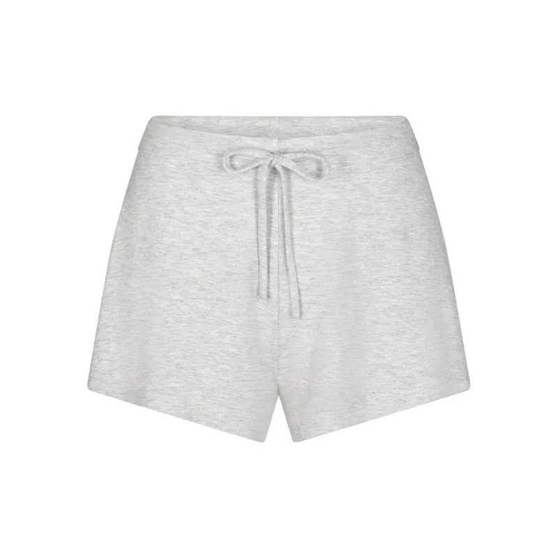SKIMS SLEEP SHORT Pajama Pants Women's LIGHT HEATHER GREY/Light Heather Gray-0