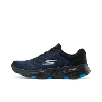 Skechers Non slip Lightweight Low Top Casual Running Shoes Men's Black Blue