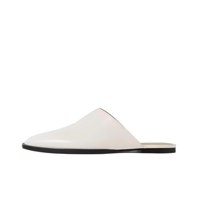 Bottega Veneta Slip Resistant Closed Toe Slippers Women's White-0