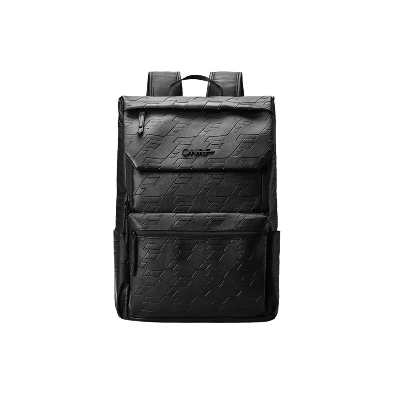 ONRF PVC Backpack Laptop Bag Regular Unisex Black-1
