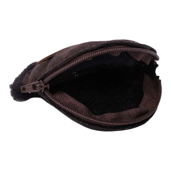 UGG Shearling Wallet Unisex Chocolate-4