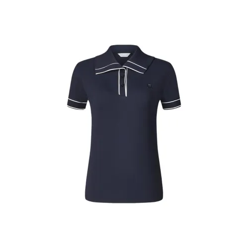 FILA GOLF Series Polo Shirts Women's Tide Blue